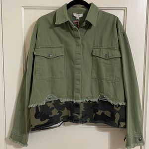 Umgee ladies green & camo jacket